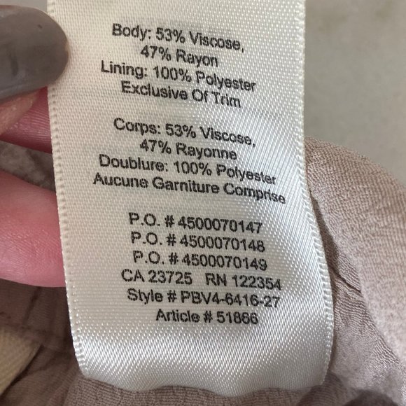 Aritzia Wilfred Montrouge cream / beige / khaki colored shorts drawstring (M) - Picture 6 of 7